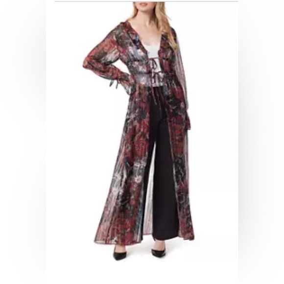 Jessica Simpson Gaia Duster in Drafted Florals - Picture 4 of 6